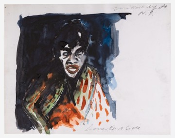 Lower East Side, 1980, Watercolor and pencil on paper, 27.8 x 35.5 cm