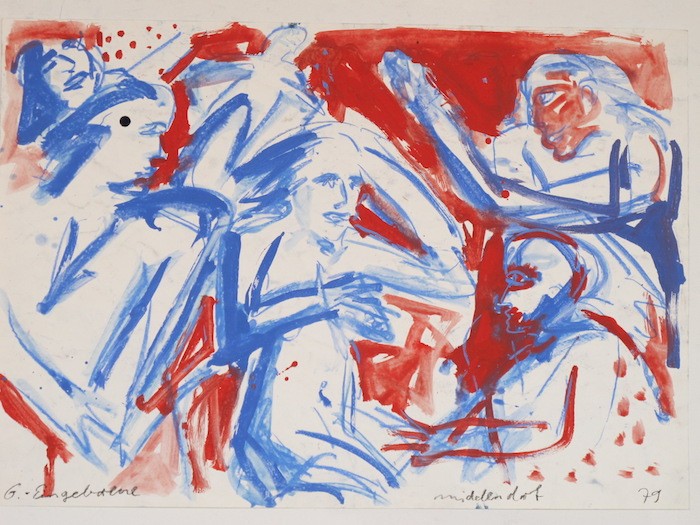 G-Eingeborene, 1979, Dispersion on paper, 62 x 88 cm JPG