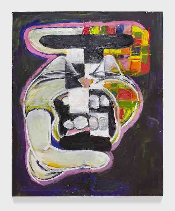 Complex Min, 2018, Acrylic and oil on canvas, 214.5 x 176.5 cm