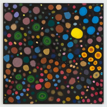 The universe IV, 2018-2019, Acrylic, oil on linen, 152,4 x 152,4 cm