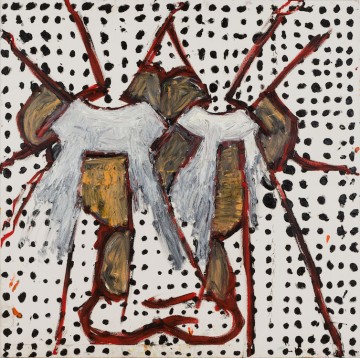 Gerasimos Floratos, Scorpic Radiation, 2021, Oil and acrylic on canvas, 153 x 153 cm (60 x 60 inches)