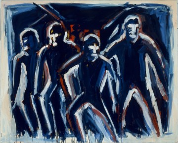 SO 36, (GrossStadtEingeborene), 1979, Acrylic on canvas, 155 x 190 cm