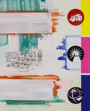 Ulysses-Are we there yet?, 2016, Acrylic on canvas, 200 x 160 cm