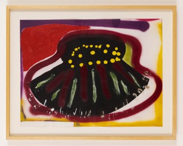 Uman, Untitled, 2022, Mixed media on canvas, 45 x 60 cm