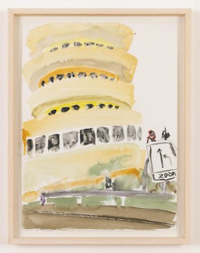 Tamina Amadyar, avus, 2022, watercolor on paper, 48 x 36 cm