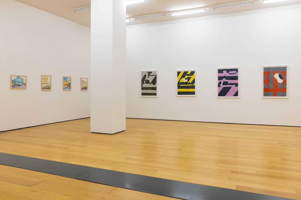 Installation view Moods & Memories, Tamina Amadyar (left) & Nel Aerts (right)