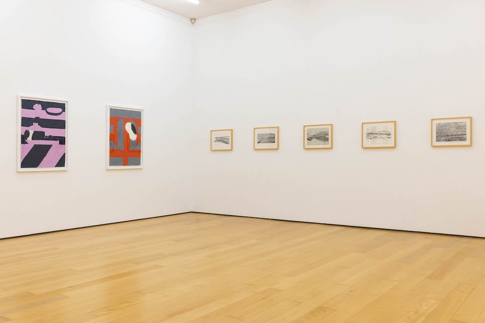 Installation view Moods & Memories, Nel Aerts (left) & Eirene Efstathiou (right)