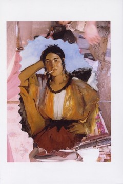 Maria Papadimitriou, On The Road (Φirma Gypsy Globales), 2014, Collage, 32.5 x 27.5 cm