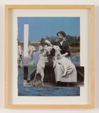 Women at work, 2024, Collage, 31 x 26,5 cm (unframed) / 40 x 35 cm (framed)