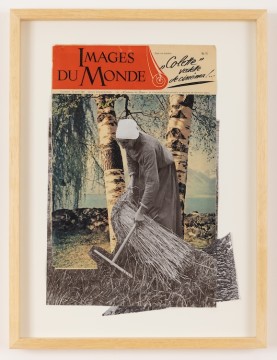 Women at work, 2024, Collage, 38 x 27 cm (unframed) / 47 x 35,5 cm (framed)