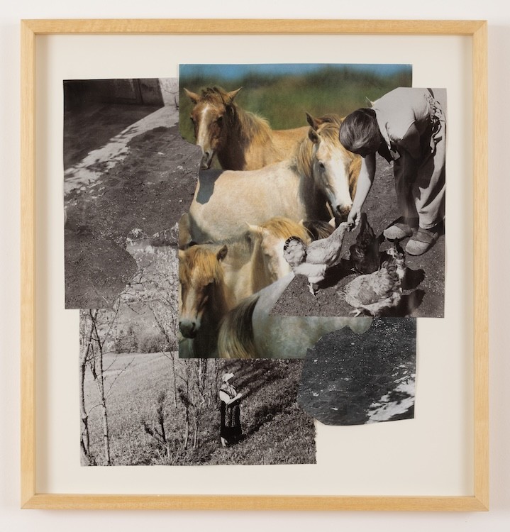 Women at work, 2024, Collage, 42 x 40 cm (unframed) / 51 x 49 cm (framed)