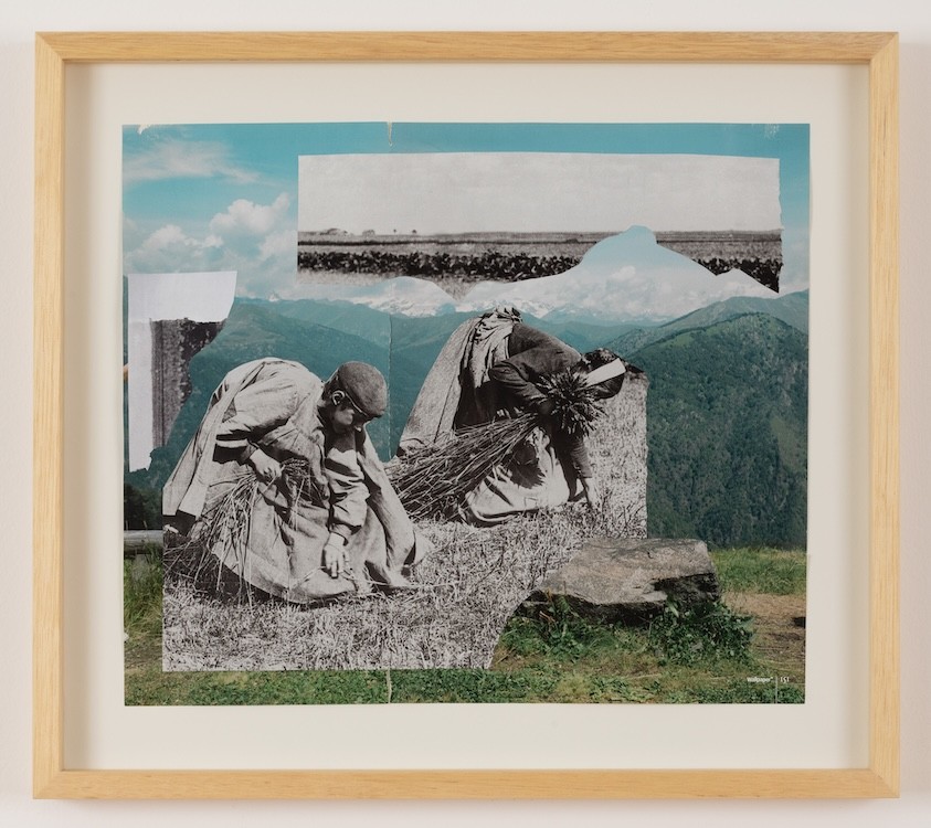 Women at work, 2024, Collage, 30 x 35,5 cm (unframed) / 39 x 44 cm (framed)