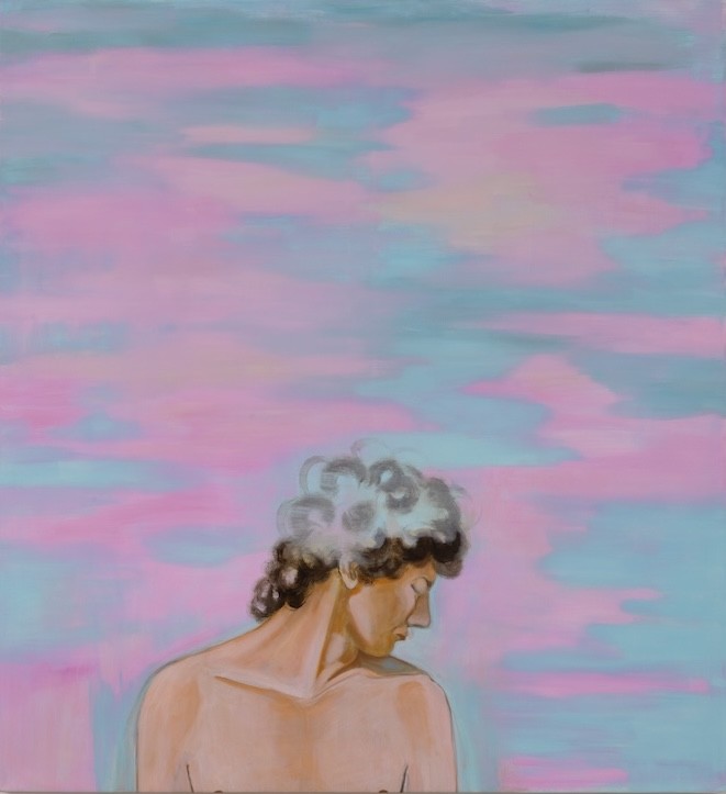 Empty wine bottles, 2024, Oil on canvas, 120 x 130 cm